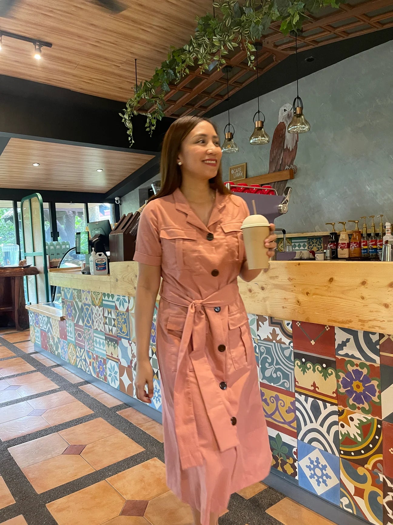 AMELIA POLO DRESS (SALMON PINK) | FOR PRE-ORDER