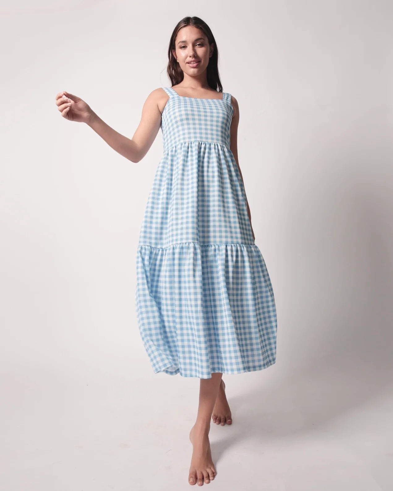 STEFI (BABY BLUE GINGHAM) | FOR PRE-ORDER