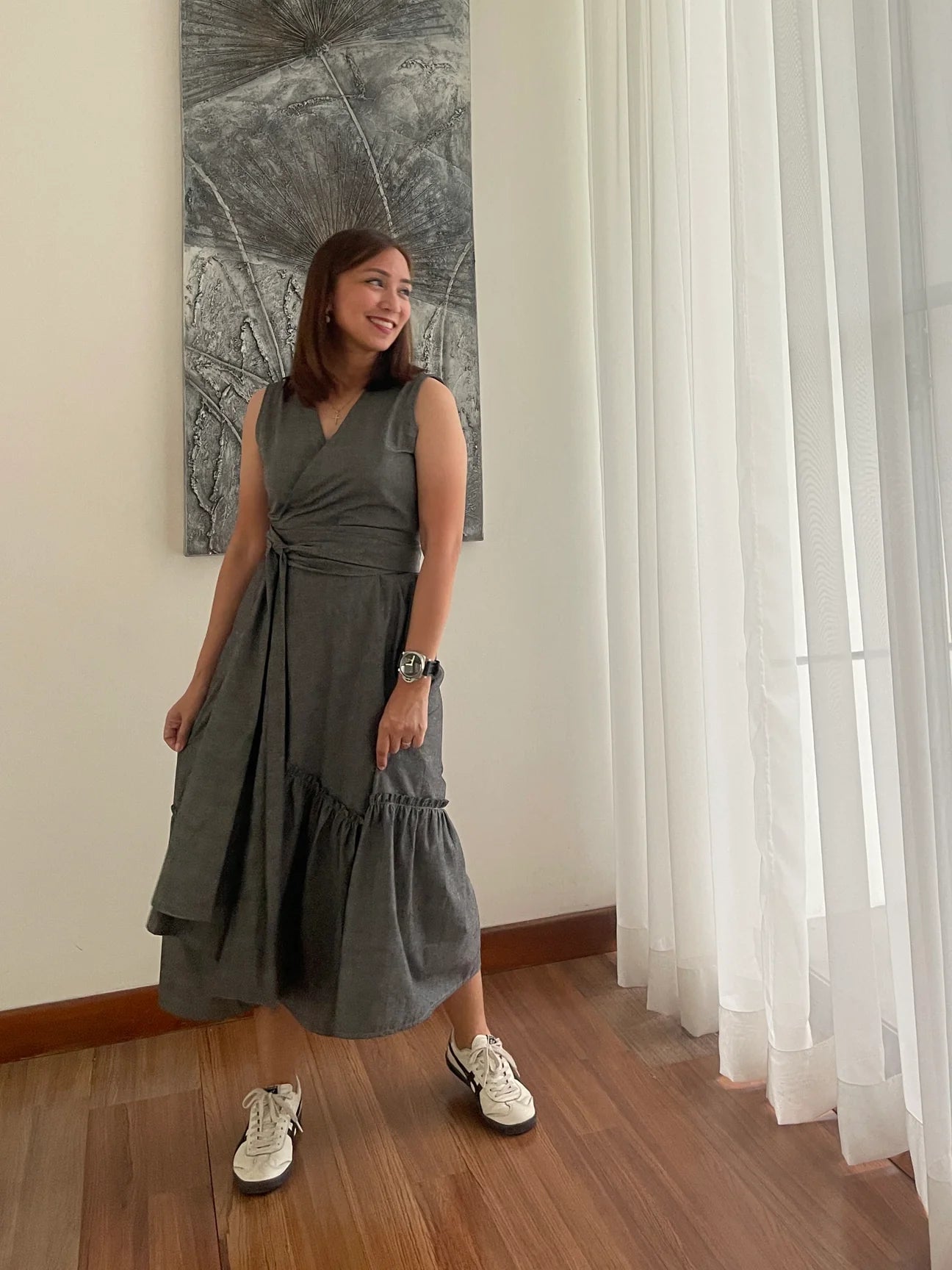 ADRIANA (BLACK CHAMBRAY) I FOR PRE-ORDER