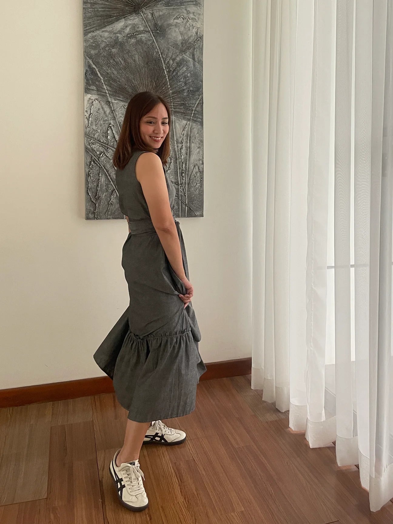 ADRIANA (BLACK CHAMBRAY) I FOR PRE-ORDER