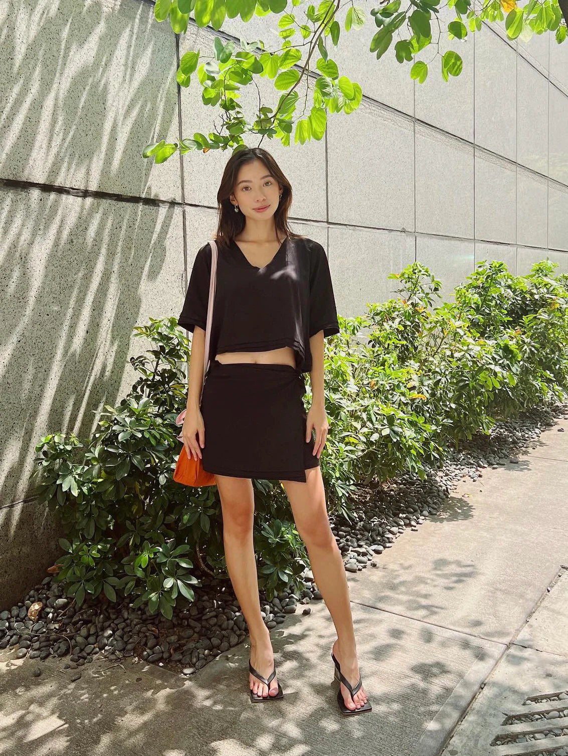 SABINE WRAP SKIRT (BLACK) I FOR PRE-ORDER