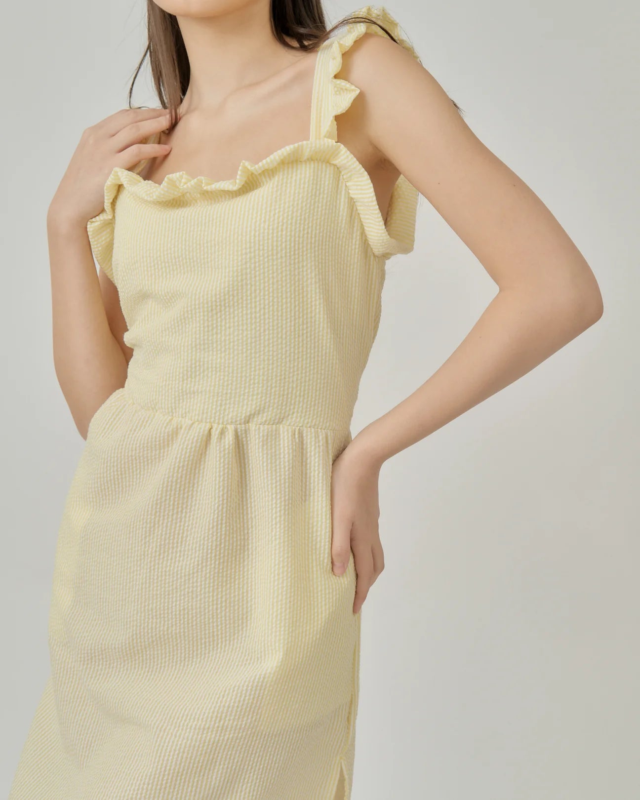 TRICIA (YELLOW PINSTRIPE) I SOLD OUT