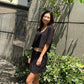SABINE WRAP SKIRT (BLACK) I FOR PRE-ORDER