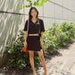 SABINE WRAP SKIRT (BLACK) I FOR PRE-ORDER
