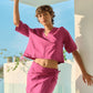 SABINE WRAP SKIRT (MAGENTA) I FOR PRE-ORDER