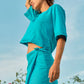SABINE WRAP SKIRT (AQUA) I FOR PRE-ORDER