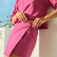 SABINE WRAP SKIRT (MAGENTA) I FOR PRE-ORDER