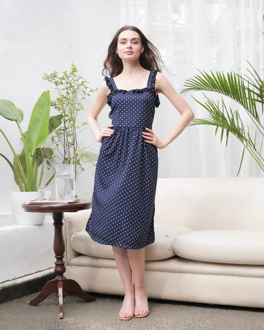 TRICIA (BLUE POLKA) I SOLD OUT